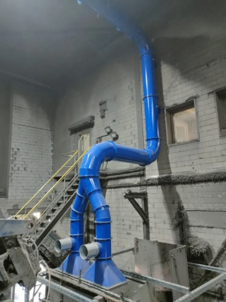 Ontstoffing shredders en hamermolens