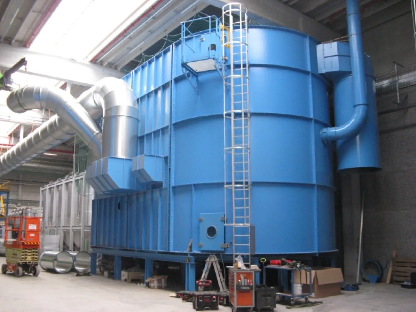 Ontstoffingsfilter met hoge capaciteit