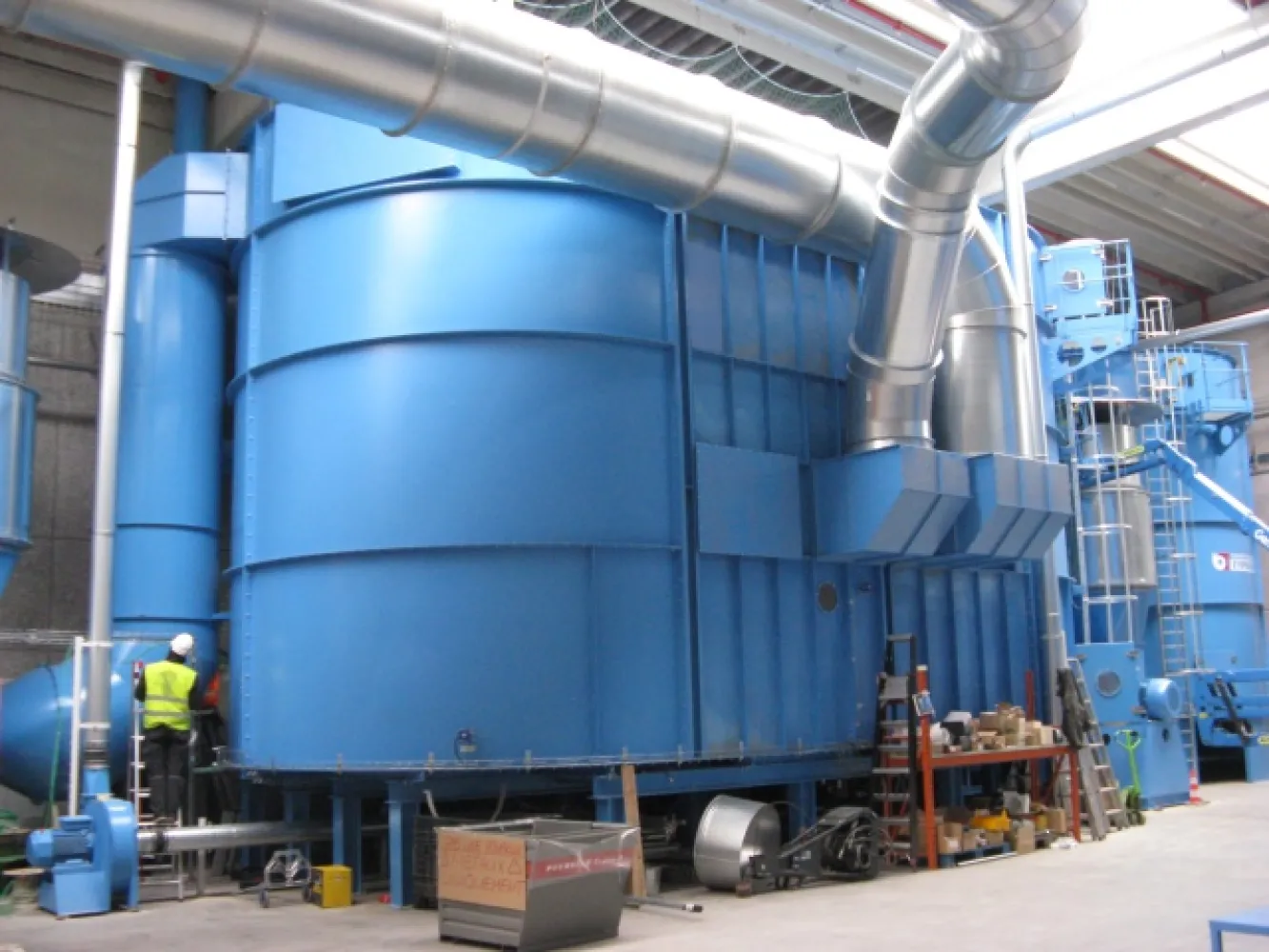 Ontstoffingsfilter met hoge capaciteit